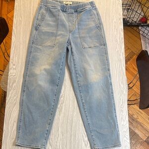 Madewell Light Wash Women's Pull-On Jeans, size XS